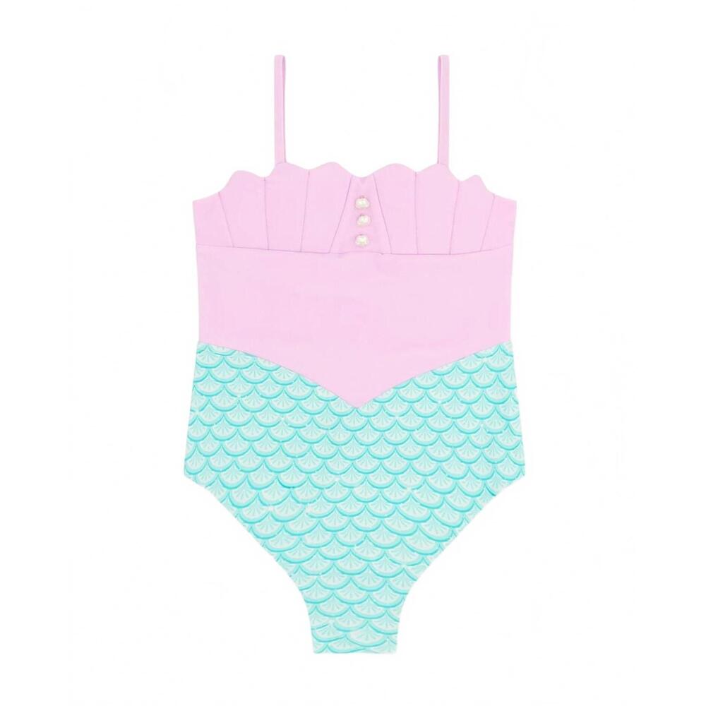 NEW FEATHER 4 ARROW girl's sea star one-piece swimsuit in mermaid